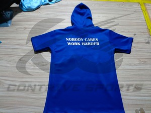 2026 Wholesale 100% Cotton <b>Thick</b> <b>Fleece</b> Heavy Weight Oversized Short Sleeve MMA Custom Print Logo Men's Hoodies & Sweatshirts - Product Image 6
