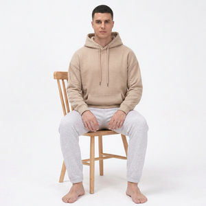 Mens Hooded Sweatshirt Manufacturer Cotton Fleece Private Label Custom Casual Streetwear OEM Apparel Supplier - Product Image 3