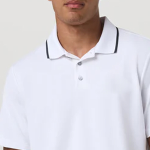 Camiseta Moderna con Cuello Camisero para Hombre, Tela Elástica, Cómoda para Uso Diario, Producción en Lote, Directo de Fábrica, Diseño Premium - Product Image 2