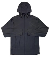 Survêtement coupe-vent à capuche d'hiver de haute qualité avec logo personnalisé, veste et pantalon à cordon de serrage, 100 % nylon, nouveau design, coupe classique