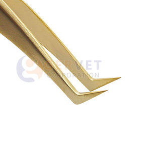 Nouvelle conception, pinces à extensions de cils professionnelles en acier inoxydable de haute qualité, vente en gros à bas prix - Product Image 6