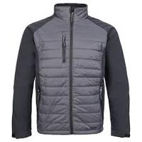 Veste matelassée unisexe légère, imperméable, coupe-vent, respirante et écologique pour sports d'hiver, en softshell, avec motif lettre sur le devant