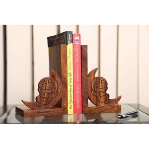 Porte-livres en bois de Sheesham sculpté, design Jali - Vente en gros de bois de rose indien - Product Image 5