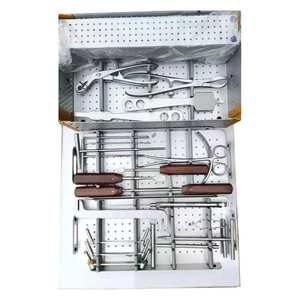 Juego completo de fragmentos grandes con bloqueo y sin bloqueo, reutilizables, de acero inoxidable, instrumentos quirúrgicos ortopédicos para traumatismos caninos - Product Image 1