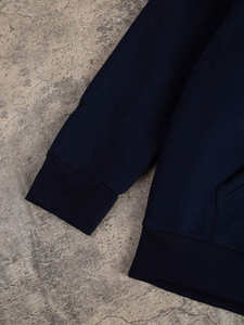 Conjunto Deportivo Informal con Capucha de Tela de Algodón Transpirable OEM, Pantalones Deportivos de Cintura Elástica de Color Negro de Alta Calidad para Hombre - Product Image 6