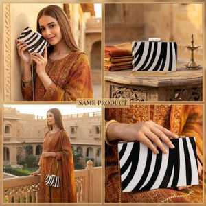Bolso de mano con incrustaciones de concha, hecho a mano por un diseñador, con cadena de hombro extraíble - Product Image 2