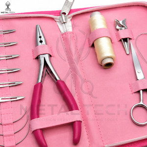 Servicio OEM ODM, Kit Profesional de Extensiones de Cabello Rosa para Estilistas, con Estuche Organizador Portátil para Salón y Precio al por Mayor - Product Image 6