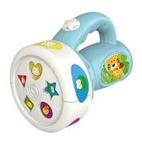 Lampe torche musicale Montessori Explorer Color, projecteur d'animaux éducatif, lampe torche pour enfants, jouets D.J., 18 mois et plus, sans piles AAA