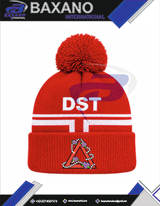เดลต้า |   ซิกมา |   หมวกไหมพรม Theta DST Sorority สำหรับฤดูหนาว สีแดงและสีขาว ปักลาย 3 มิติ พร้อมพู่ห้อย - Product Image 4