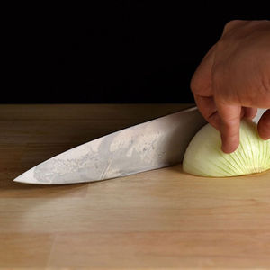 Couteau de chef professionnel en acier Damas de haute qualité, finition polie, compatible lave-vaisselle, fait main, pour la cuisine, personnalisable OEM - Product Image 2