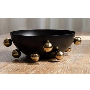 Artículos Decorativos para Catering, Tazón para Servir Frutas y Ensaladas de Metal Sólido, Acabado Personalizado, Tazón para Servir de Calidad Alimentaria Superior - Product Image 5