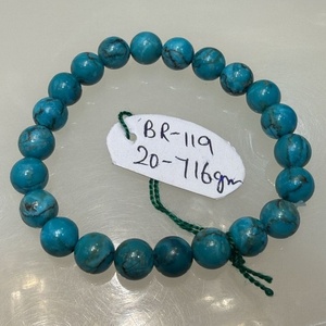 High Quality Real Firoza <b>Beaded</b> <b>Bracelet</b> Natural Healing Stone Stretch <b>Bracelet</b> For Women And Men Fashion Jewelry Gift - Product Image 1