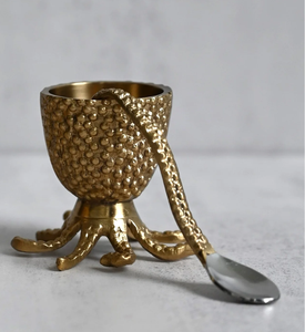 Support à œufs en laiton personnalisé avec logo, 6 pièces, durable, pour le petit-déjeuner et la salle à manger – Produit d'usine - Product Image 2