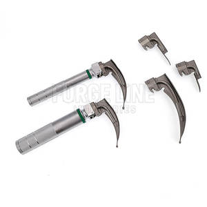 Laringoskop Tıbbi Cihaz Ayarlanabilir LED Bıçaklı Yüksek Hassasiyetli Laringoskop Paslanmaz Çelik Cerrahi Alet - Product Image 2