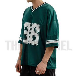 เสื้อเบสบอลคอกลมแบบสั่งทำขายส่ง พิมพ์ลายแบบซับลิเมชั่นเต็มตัว เสื้อทีมคอกลม ผลิตจากผ้าโพลีเอสเตอร์ตาข่ายแห้งเร็ว - Product Image 4