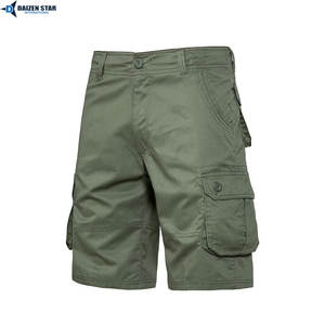 Shorts Cargo Décontractés Robustes en Toile pour Hommes, Respirants, Taille Haute, avec Cordon de Serrage, Idéaux pour l'Été, la Randonnée, les Voyages et le Sport, Service OEM - Product Image 2