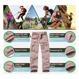 Wholesale <b>Cargo</b> <b>Pants</b> with Multiple Pockets Durable Ripstop Fabric Outdoor Casual <b>Work</b> <b>Pants</b> Good Quality - Product Image 5