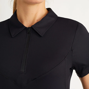 Camiseta Polo de Golf Personalizada al por Mayor para Mujer, Manga Corta, Cuello con Cierre, Cuello Camisero, Poliéster y Elastano - Product Image 4