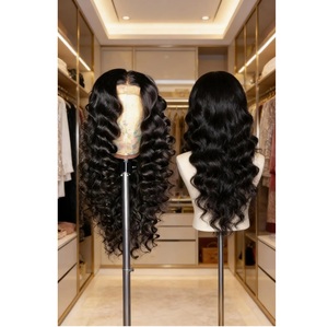 Perruque sans colle de qualité supérieure en cheveux humains, pré-épilée, avec une ligne de cheveux naturelle, pour un usage quotidien et une installation facile, disponible à la vente - Product Image 1