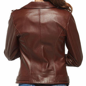 Chaqueta de Cuero para Mujer, Diseño Clásico 2026, Alta Calidad, en Venta - Product Image 5