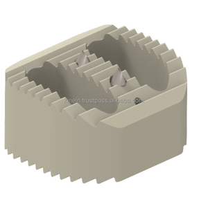 Caja Cervical Anterior de Doble Cavidad PEEK para Implante de Fusión Intervertebral Cervical ACDF, Kit de Sistema Ortopédico Radiotransparente para Columna Vertebral - Product Image 4