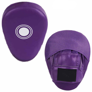 Purple Curved Boxing <b>Focus</b> Mitts Pu Material Breathable Training <b>Pads</b> for Kickboxing MMA Practice All Seasons Use <b>Focus</b> <b>pads</b> - Product Image 1
