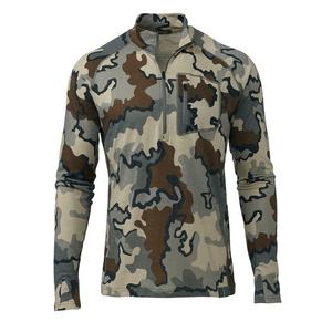 Men's Performance Hunting Camo <b>Base</b> <b>Layer</b> 1/4 Zip Pullover Moisture Wicking Thermal <b>Long</b> <b>Sleeve</b> Outdoor Breathable Tactical Top - Product Image 6