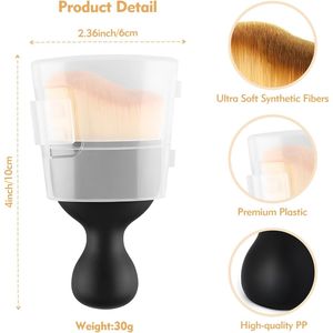 Cepillos Ultra Suaves para Limpieza Interior de Autos, Accesorios para Quitar Polvo con Plumero y Cepillos de Detalle para Limpieza de Vehículos - Product Image 5