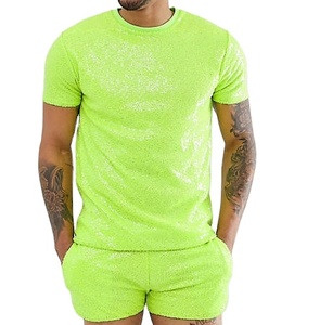 Ensemble deux pièces d'été pour homme RABUSH SPORTS en 100 % laine respirante de haute qualité avec col montant et short – Vente en gros - Product Image 1