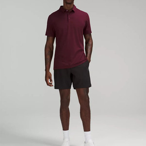 Polo T-shirt de couleur unie personnalisé, anti-transpiration, pour hommes, fourni par l'usine - Product Image 6