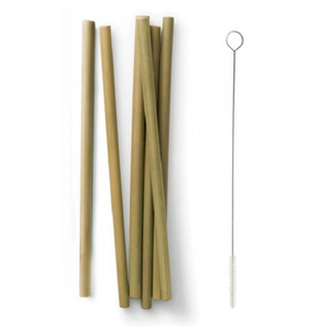 Disposable <b>Bamboo</b> Drinking <b>Straws</b> Biodegradable Eco Friendly Reusable Beverage Accessories for Party Bar Travel Kitchen Use - Product Image 1