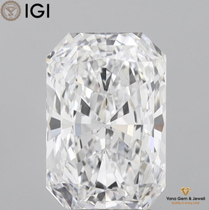 Diamante Cultivado en Laboratorio CVD, Corte Radiante, Claridad VVS1, Color D, con Certificado IGI, 2.00 Quilates, para Joyería Elegante - Product Image 1