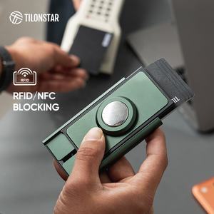 TILONSTAR TVC905AT Portefeuille intelligent escamotable le plus vendu pour AirTag, porte-cartes RFID fin en aluminium - Product Image 3