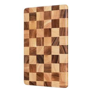 Deluxe Quality Acacia <b>Wood</b> Checkerboard Pattern Chopping Board Cutting Board For Kitchen Chopping <b>Slicing</b> In Competitive Price - Product Image 1