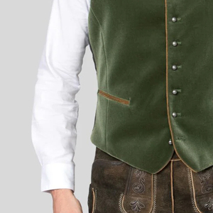 Chaleco Trachten de Diseño Personalizado Hecho en Pakistán con Rendimiento de Secado Rápido y Costuras de Primera Calidad - Product Image 6