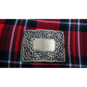 Hebilla de cinturón de kilt de diseño de cardo de las Tierras Altas escocesas de lujo, acabado antiguo, personalizada/hebillas de cinturón de kilt 2026 - Product Image 2