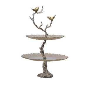 Multi-Functional Aluminium Metal multiple Layers <b>Display</b> Party Cake <b>Stand</b> Tableware For Hotel Holidays Cake <b>Stand</b> - Product Image 1