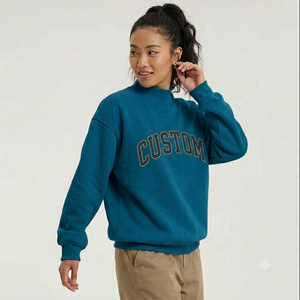 Sudadera Oversize de Cuello Alto para Mujer, Colección Premium de Boutique de Moda, Prenda de Estilo de Vida Moderno - Product Image 1