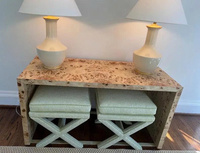 Table basse moderne en bois de bouleau, design minimaliste, fabrication artisanale, meubles de salon, finition naturelle