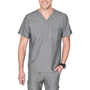 Blouses médicales unisexe ultra douces en tissu jersey, uniformes d'infirmières avec poches, pour adultes, usage hospitalier, détection d'aiguilles, personnalisables - Product Image 3