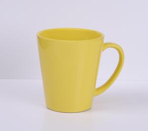 Conical Color <b>Ceramic</b> <b>Mug</b> Straight Shape Minimalist Design Light Blue Color Daily Use Drinkware - Product Image 4