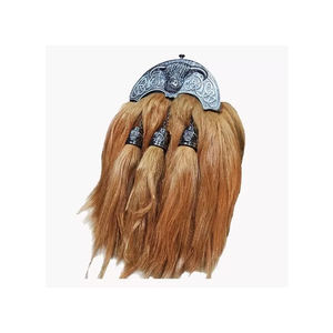 Nouveau sporran écossais 100% cuir véritable avec 3 pompons, accessoire d'instrument de musique fait sur mesure - Product Image 3