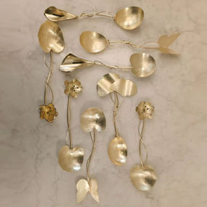 Juego de Cubiertos de Alta Calidad, Juego de Cubiertos Dorados, Aptos para Contacto con Alimentos, Textura de Lujo, Juego de Cubiertos para Decoración de Mesa de Boda - Product Image 4