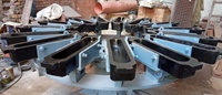 Machine de Coulée Manuelle Multi-Métaux Indotherm Corporation, Capacité de Four 500 kg, 15 Moules, Coulée à Chaud, Faible Bruit