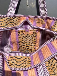 Sac fourre-tout matelassé léger en gros, grande capacité, doublure en coton doux, sac à bandoulière pour femme, toutes saisons, shopping - Product Image 4