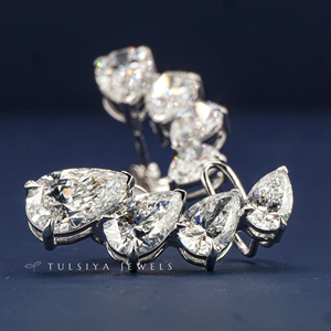 Boucles d'oreilles clous en or massif 14 carats de qualité supérieure avec diamants de laboratoire, design minimaliste et pierres scintillantes de haute qualité créées en laboratoire pour un usage quotidien - Product Image 1