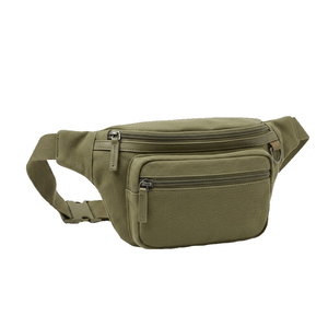 Sac banane léger en toile imperméable, sacoche de sport à bandoulière réglable avec fermeture éclair, idéal pour les voyages, personnalisable avec logo - Product Image 5