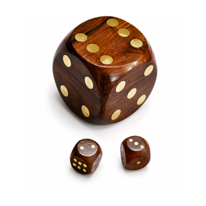Caja de Almacenamiento para Dados Hecha a Mano en India con Incrustaciones de Latón y Madera de Palisandro |   Estuche Organizador de Dados de Madera de Lujo |   Accesorio Decorativo para Juegos, Regalo - Product Image 5