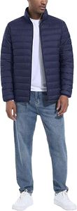 Men's Lightweight <b>Packable</b> Down Coat Waterproof Winter Hooded Stand Collar <b>Jacket</b> 100% Filling Front Logo Casual Storage Pouch - Product Image 4