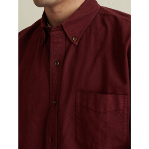 Full Sleeve Horn Button Polyester/Cotton Anti-Wrinkle Stand Collar Custom Logo <b>Dress</b> Shirts for <b>Men</b> Women Spring - Product Image 3